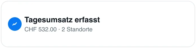 Pontora Umsatzerfassung